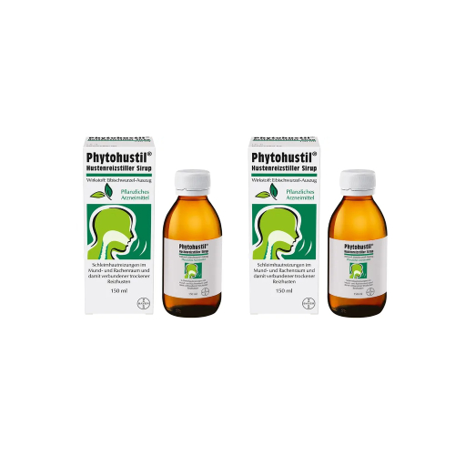 PHYTOHUSTIL Hustenreizstiller Sirup Doppelpackung (2x 150ml)