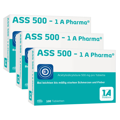 ASS 500-1A Pharma Tabletten (3x 100St)