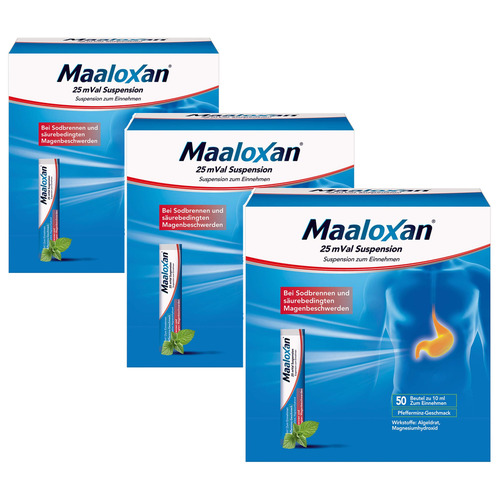 MAALOXAN 25 mVal Suspension (150x10ml)