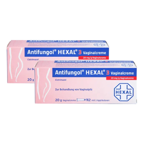 ANTIFUNGOL HEXAL 3 Vaginalcreme Doppelpackung (2x20St)