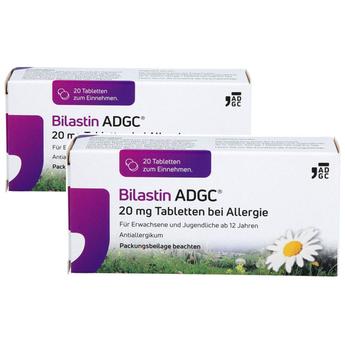 BILASTIN ADGC 20 mg Tabletten bei Allergie Set (2x20St)