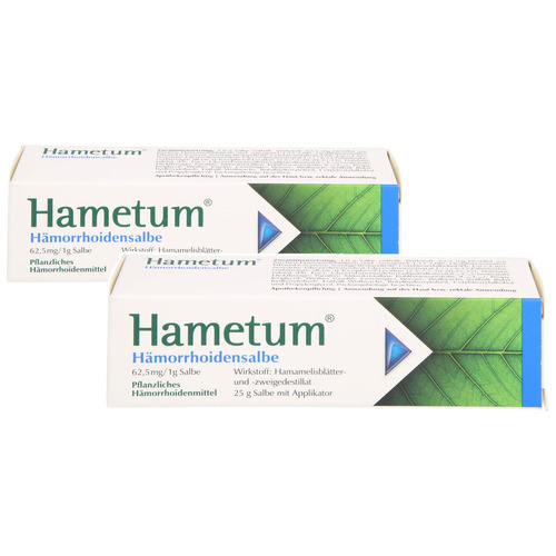 HAMETUM Hämorrhoiden Salbe Doppelpackung (2x25g)