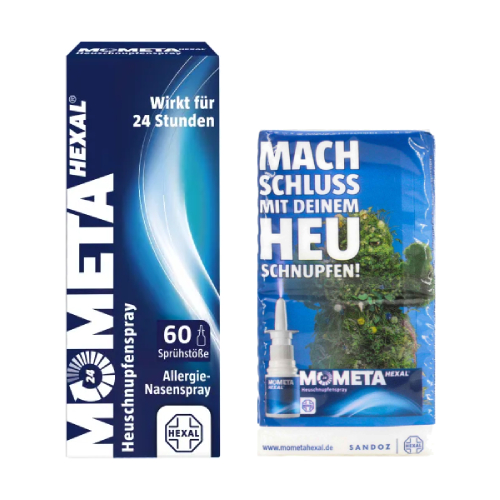 MometaHEXAL® Heuschnupfenspray + Taschentücher